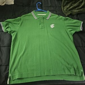 Rocawear Green Polo Shirt with White Accents